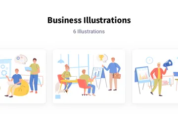 Entreprise Pack d'Illustrations