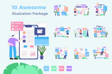 Entreprise Pack d'Illustrations