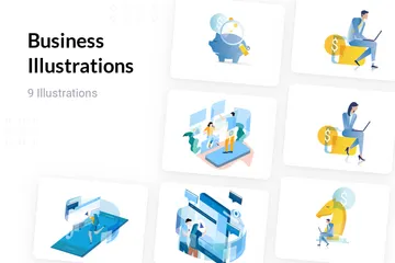 Entreprise Pack d'Illustrations