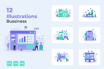 Entreprise Pack d'Illustrations