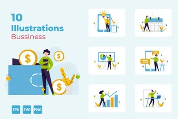 Entreprise Pack d'Illustrations