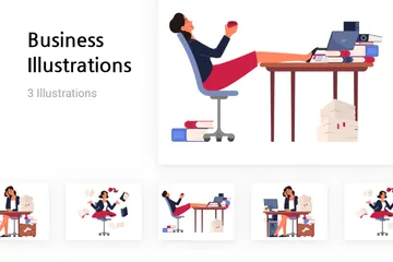 Entreprise Pack d'Illustrations