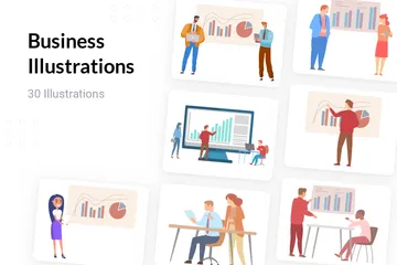 Entreprise Pack d'Illustrations