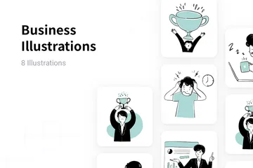 Entreprise Pack d'Illustrations