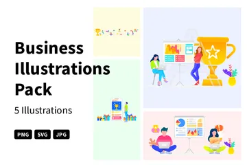 Entreprise Pack d'Illustrations