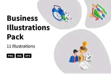 Entreprise Pack d'Illustrations