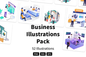 Entreprise Pack d'Illustrations