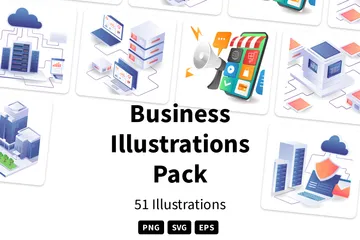 Entreprise Pack d'Illustrations