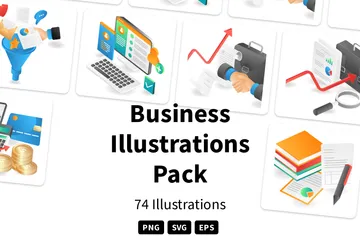 Entreprise Pack d'Illustrations