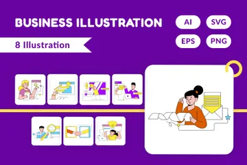 Entreprise Pack d'Illustrations