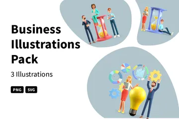 Entreprise Pack d'Illustrations