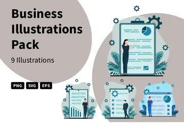 Entreprise Pack d'Illustrations