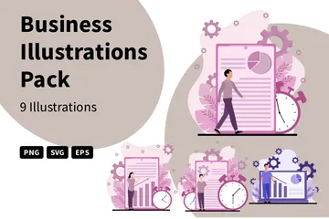 Entreprise Pack d'Illustrations