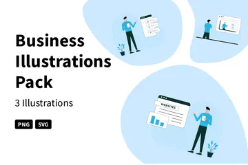 Entreprise Pack d'Illustrations