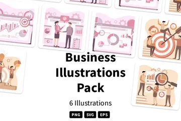 Entreprise Pack d'Illustrations