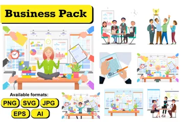 Entreprise Pack d'Illustrations