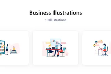 Entreprise Pack d'Illustrations