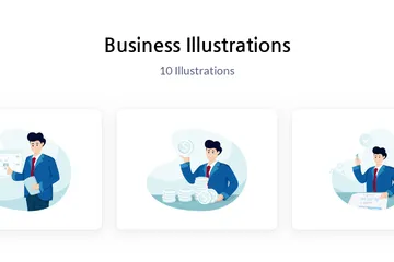 Entreprise Pack d'Illustrations