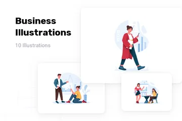 Entreprise Pack d'Illustrations