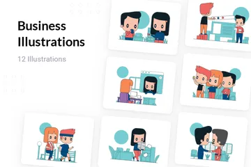 Entreprise Pack d'Illustrations