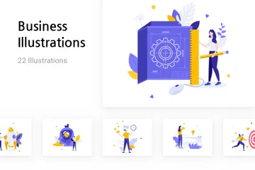 Entreprise Pack d'Illustrations