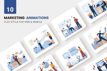 Entreprise Pack d'Illustrations