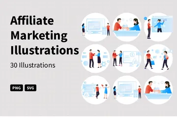 Affiliate Marketing Illustration Pack