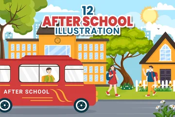 After School Illustration Pack