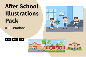 After School Illustration Pack