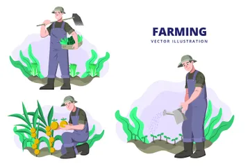 Agricultura Paquete de Ilustraciones
