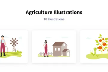 Agricultura Pacote de Ilustrações