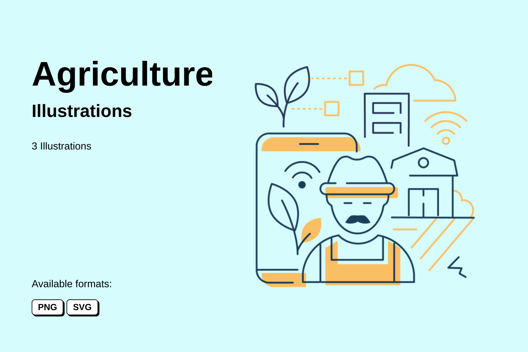 Premium Agriculture Illustration pack from Agriculture Illustrations