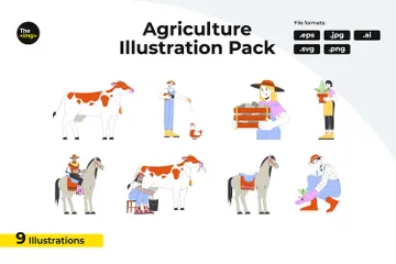 Agriculture Pack d'Illustrations