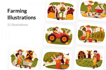 Agriculture Pack d'Illustrations