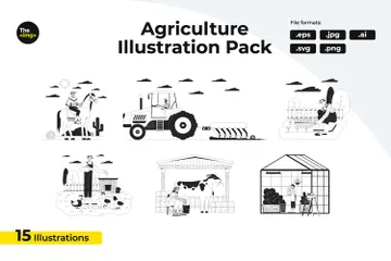 Industrie agricole Pack d'Illustrations