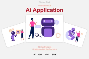 Ai Application Illustration Pack