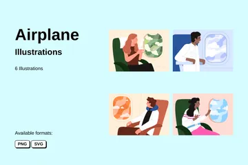 Airplane Illustration Pack