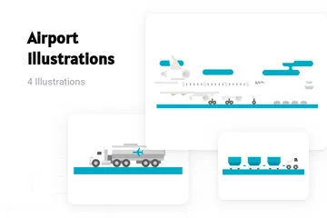 Airport Illustration Pack