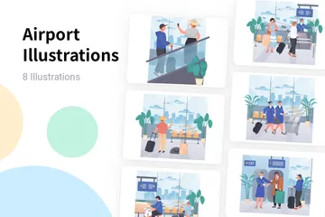 Airport Illustration Pack