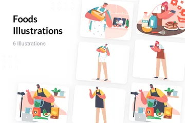 Nourriture Pack d'Illustrations