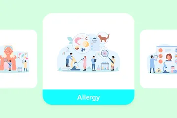 Allergy Illustration Pack