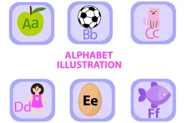 Alphabet Pack d'Illustrations