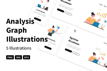 Analysediagramm Illustrationspack