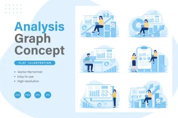 Graphique d'analyse Pack d'Illustrations