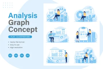 Analysis Graph Illustration Pack