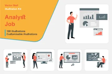 Analyst Jobs Illustration Pack