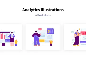 Analytics Illustration Pack