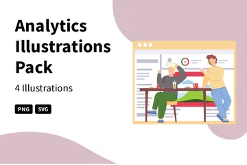Analytics Illustration Pack