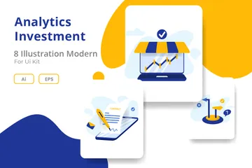 Analytics And Investment Illustration Pack