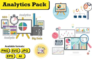 Analytics Pack Illustration Pack